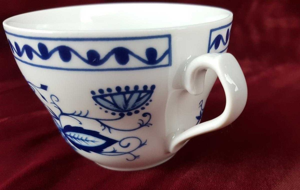 [458128004] Kaffeetasse Tasse Triptis Porzellan Kahla Zwiebelmuster gebraucht - sehr gut Bild 3