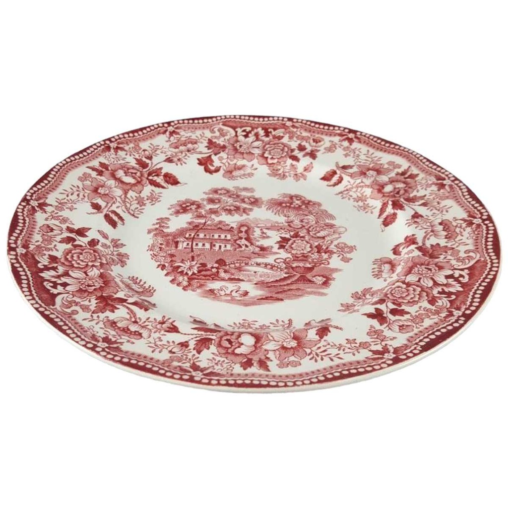 [458128028] Kuchenteller Alfred Meakin Tonquin Rot Bild 2