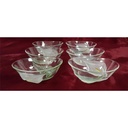 [458128041] France Schüssel Glas Set 1xgroße Schale 6xkleine Schälchen 7 tlg. Bild 4