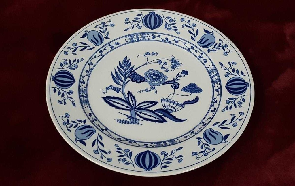 [458128048] Speiseteller Essteller 23,6 cm MF Design M F Zwiebelmuster gebraucht - gut Bild 4