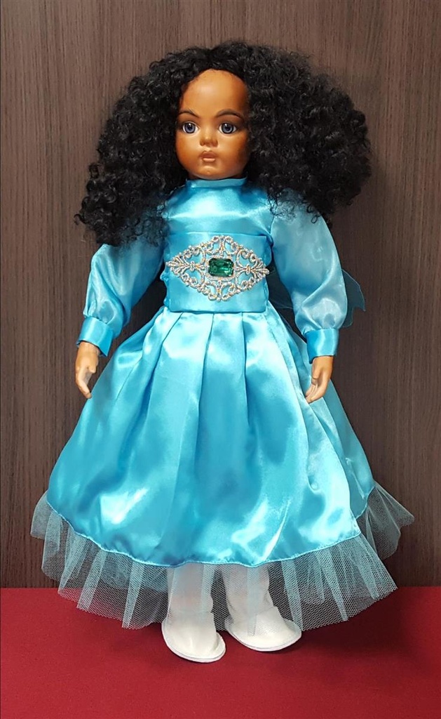 [45812808] Mulatto Bru Jne 11 Porzellankopfpuppe H 62 cm Bild 2