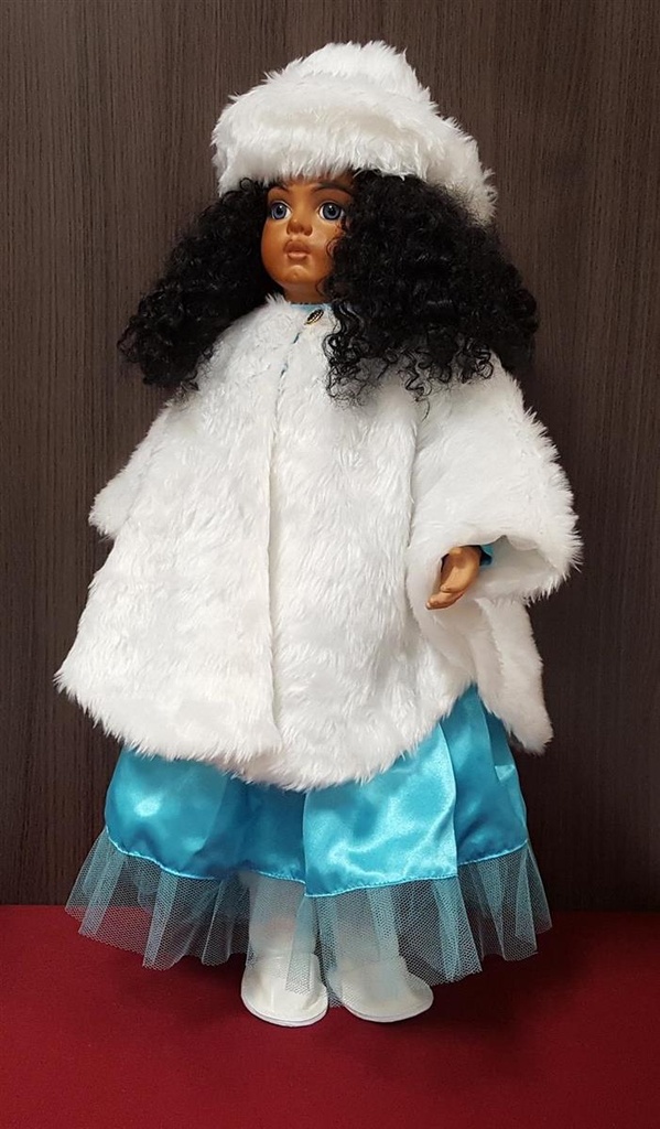 [45812808] Mulatto Bru Jne 11 Porzellankopfpuppe H 62 cm Bild 3