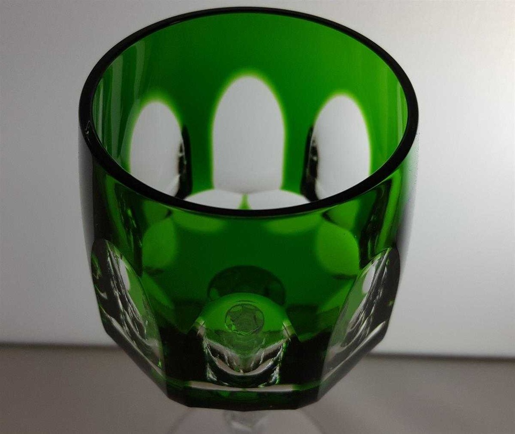 [4581281] Weinglas Weinrömer Römerglas Überfangglas Nachtmann Antika Grün Smaragdgrün gebraucht - sehr gut Bild 2