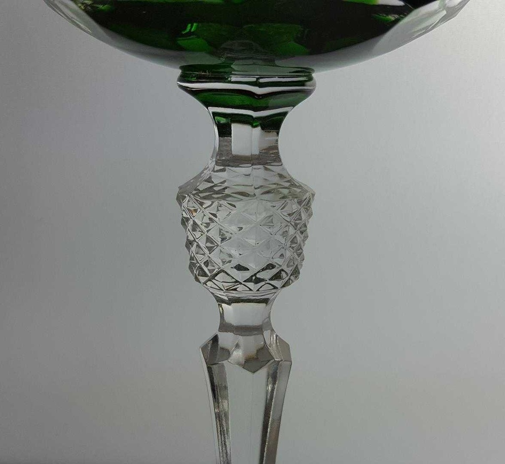 [4581281] Weinglas Weinrömer Römerglas Überfangglas Nachtmann Antika Grün Smaragdgrün gebraucht - sehr gut Bild 3