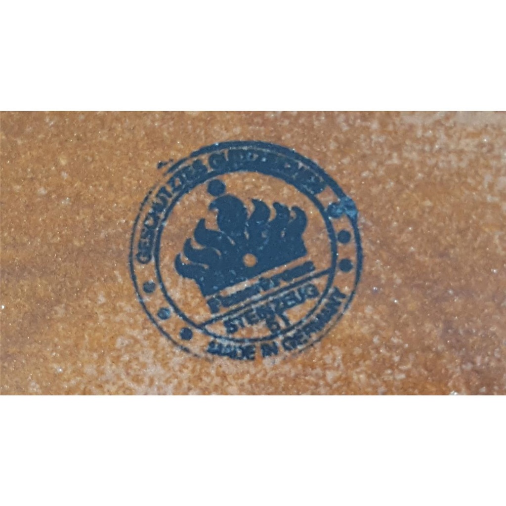 [458128108] Steinzeug Keramik Platte Servierplatte Fleischplatte 35,3 cmx25,6 cm Bild 7