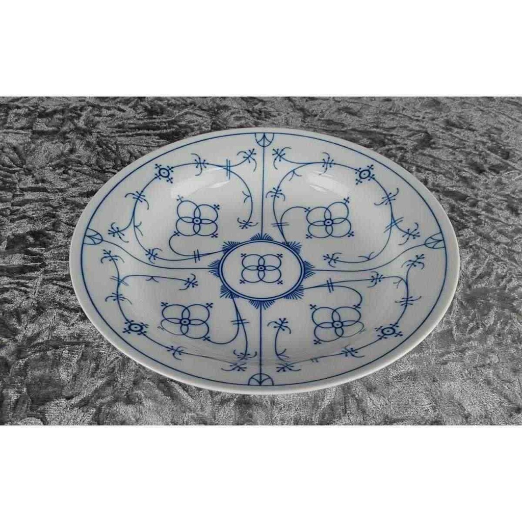 [458128110] Suppenteller 22,4 cm Winterling Schwarzenbach Indisch Blau Strohblume Bild 3