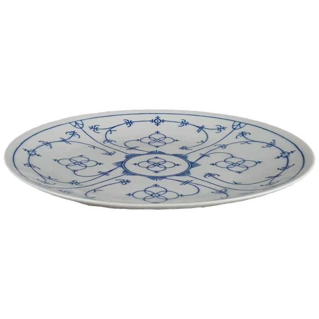 [458128111] Speiseteller Essteller 24,4 cm Winterling Schwarzenbach Indisch Blau Strohblume Bild 2
