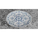 [458128111] Speiseteller Essteller 24,4 cm Winterling Schwarzenbach Indisch Blau Strohblume Bild 3