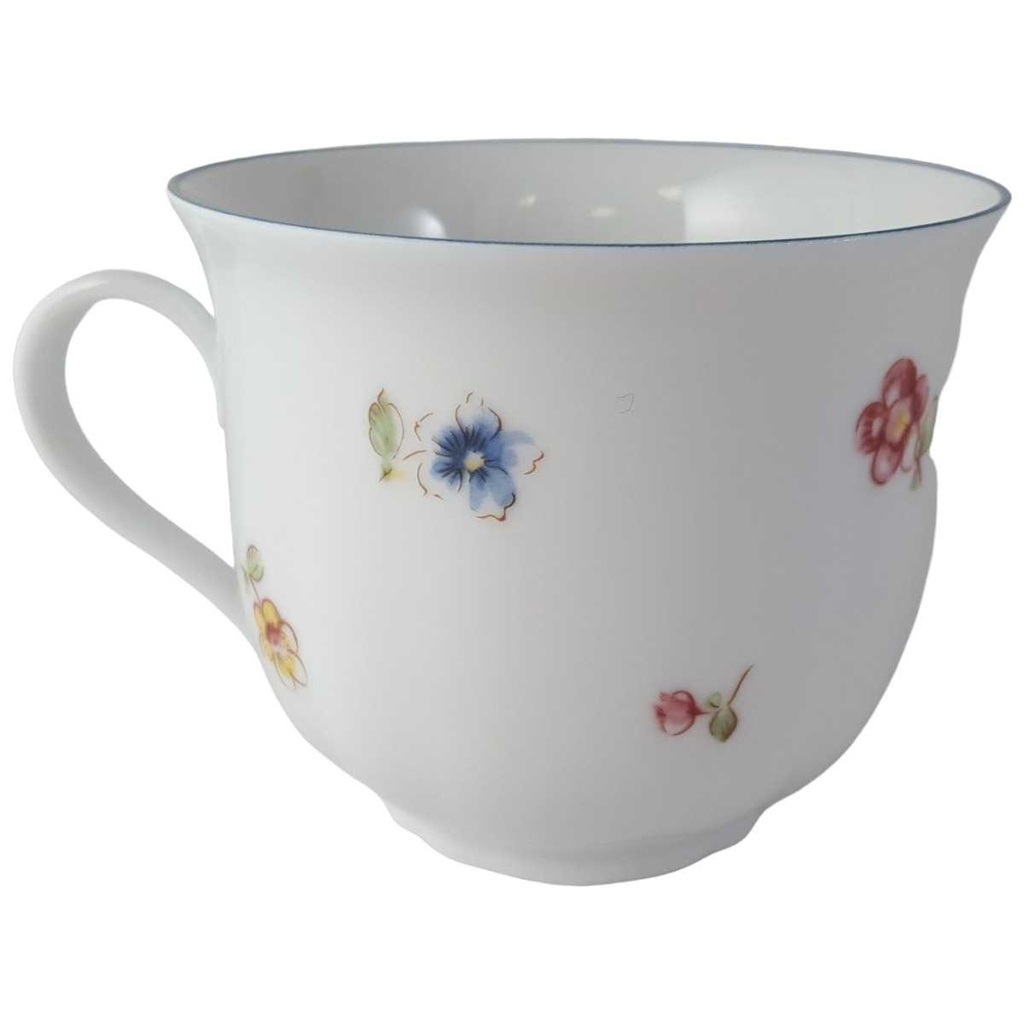 [45812815] Kaffeetasse Tasse Burg Lindau Blaurand Streublumen gebraucht - sehr gut Bild 2