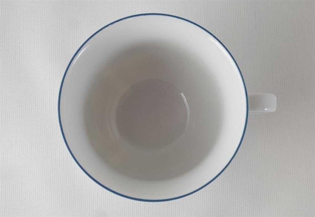 [45812815] Kaffeetasse Tasse Burg Lindau Blaurand Streublumen gebraucht - sehr gut Bild 3