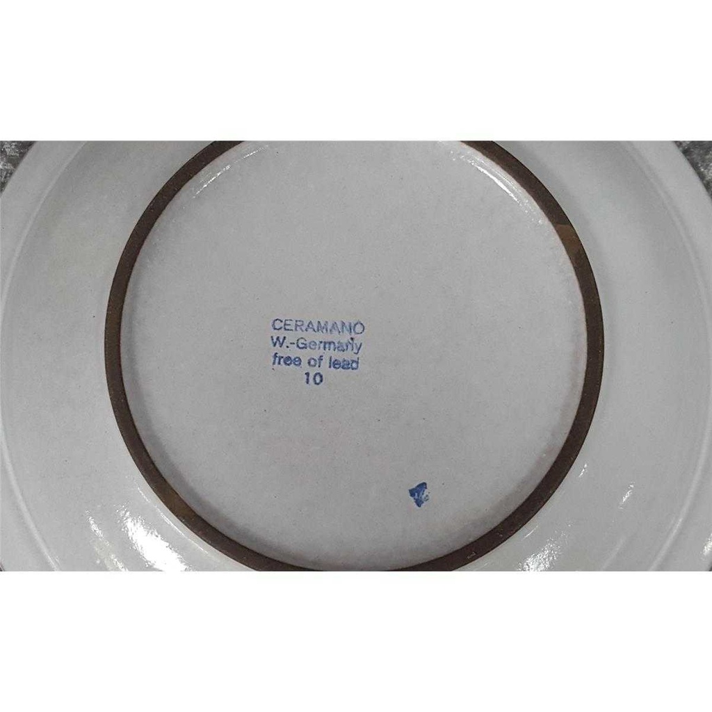 [458128161] Suppenteller Teller 21 cm Ceramano Free of lead gebraucht - gut Bild 4