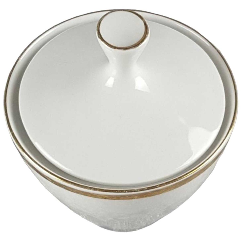 [458128162] Zuckerdose Goldrand Tirschenreuth Weiß gebraucht - gut Bild 2