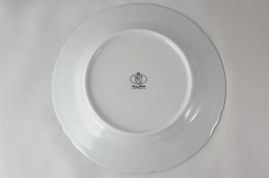 [45812817] Kuchenteller 20,2 cm Burg Lindau Blaurand Streublumen gebraucht - gut Bild 3