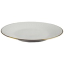 [458128188] Kuchenteller Goldrand 19,7 cm Hutschenreuther Luxor Weiß gebraucht - akzeptabel Bild 2