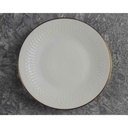 [458128188] Kuchenteller Goldrand 19,7 cm Hutschenreuther Luxor Weiß gebraucht - akzeptabel Bild 3