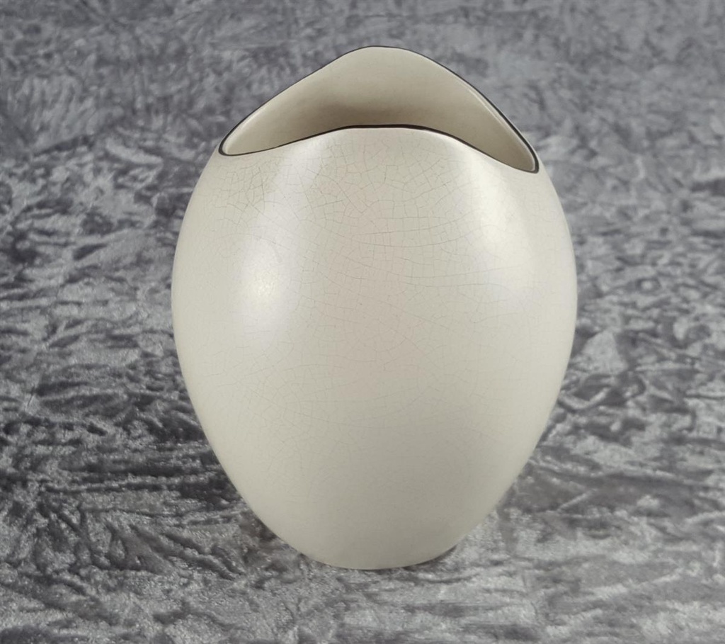 [458128189] Keramik Vase Handmalerei H 15,2 cm Bild 3