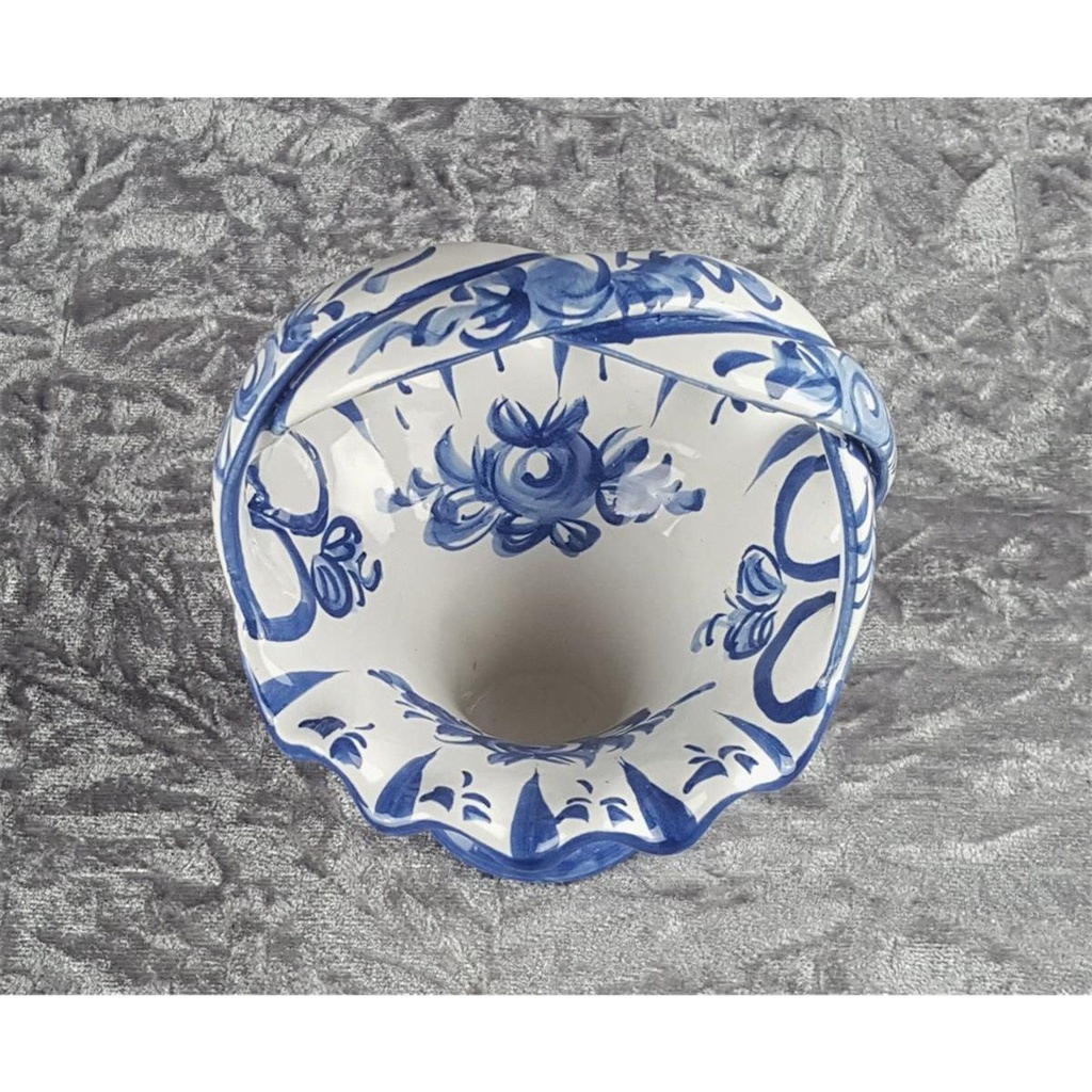 [458128191] Keramik Korb mit Henkel Deko H 15,2 cm Bild 2