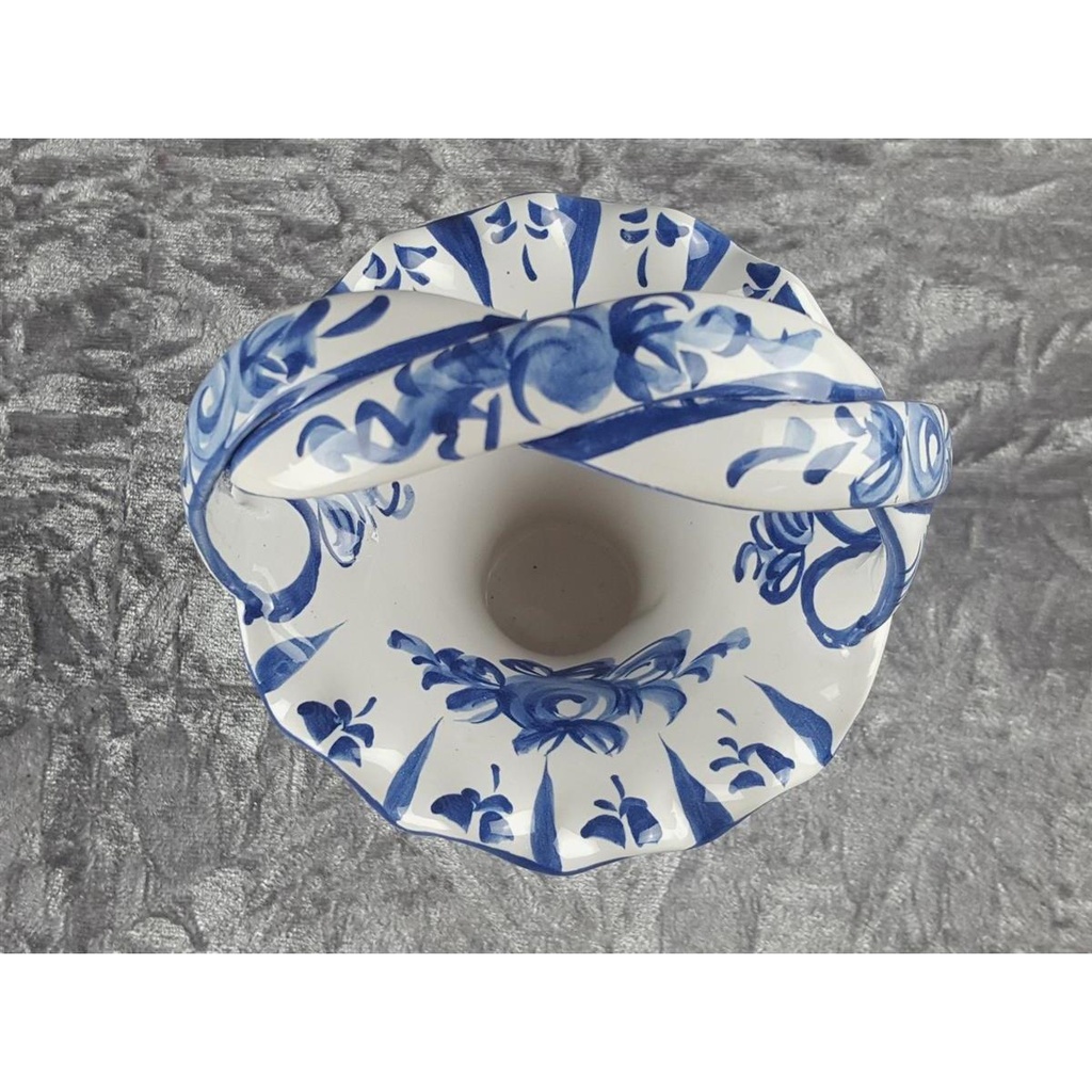 [458128191] Keramik Korb mit Henkel Deko H 15,2 cm Bild 5