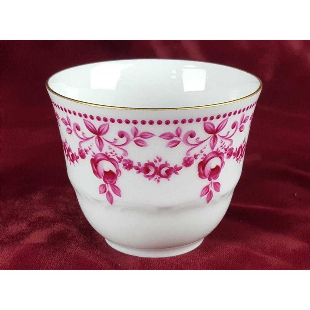 [458128196] Kaffeetasse Tasse Goldrand Schirnding Bavaria rote Rosen mit Rot gebraucht - gut Bild 3