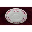 [458128197] Untertasse Goldrand 14,5 cm Schirnding Bavaria rote Rosen mit Rot gebraucht - gut Bild 3