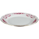 [458128198] Kuchenteller Dessertteller Goldrand 19 cm Schirnding Bavaria rote Rosen mit Rot gebraucht - gut Bild 2