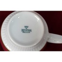 [458128210] Kaffeetasse Tasse Goldrand Mitterteich Form 870 Rot gebraucht - gut Bild 5