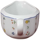 [458128211] Sauciere Marienbad Ingres Weiss Streublumen Obstfrüchte gebraucht - gut Bild 2