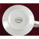 [458128214] Kaffeetasse Tasse Marienbad Arzberg Ingres Weiss Grünrand gold Karo Streublumen Obstfrüchte gebraucht - gut Bild 6