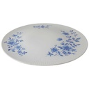 [45812822] Speiseteller Essteller 24,5 cm Winterling Marktleuthen Rillenform Blaue Blumen gebraucht - gut Bild 2