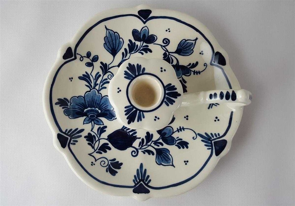 [45812824] Kerzenleuchter mit Griff Royal Goedewaagen Blue Delft H 6 D 16,5 cm Bild 3