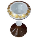 [458128270] Zuckerdose Golddekor Hutschenreuther weiß braun gebraucht - akzeptabel Bild 2