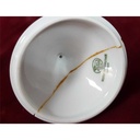 [458128270] Zuckerdose Golddekor Hutschenreuther weiß braun gebraucht - akzeptabel Bild 3
