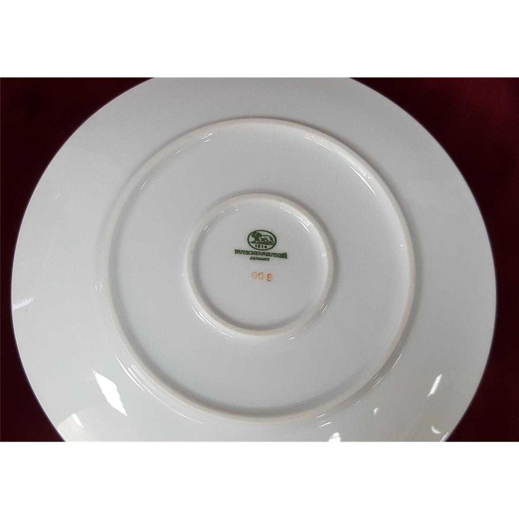 [458128271] Sauciere mit Teller Golddekor 1tlg Hutschenreuther weiß braun gebraucht - gut Bild 3