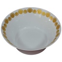 [458128272] Schüssel Golddekor 20,5 cm Hutschenreuther weiß braun gebraucht - gut Bild 2