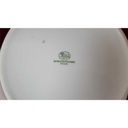 [458128273] Schüssel Golddekor 22,4 cm Hutschenreuther weiß braun gebraucht - gut Bild 4
