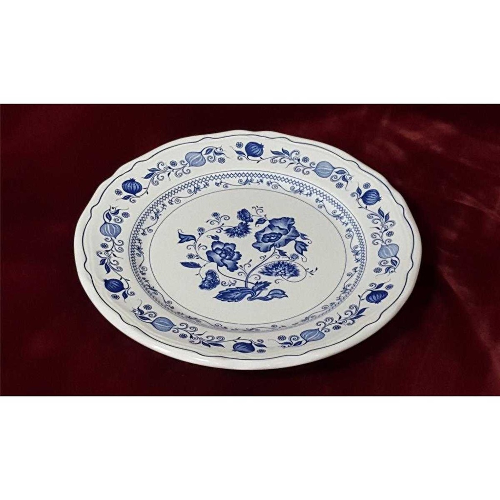 [458128300] Kuchenteller 19,5 cm Quadrifoglio Franco Giorgi Zwiebelmuster gebraucht - gut Bild 3