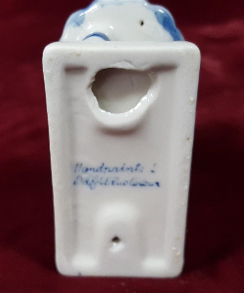 [458128308] Delfts Blauw Figur küssende Mädchen + Junge Holland H 9,4 cm Bild 5