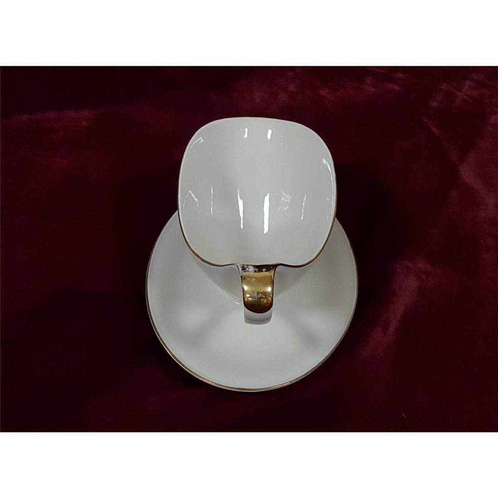[458128354] Sauciere Goldrand Tirschenreuth Elfenbein Beige gebraucht - gut Bild 5