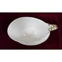 [458128354] Sauciere Goldrand Tirschenreuth Elfenbein Beige gebraucht - gut Bild 6