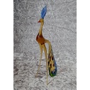 [458128356] Glasfigur Dekofigur Pfau H 21 cm Bild 5