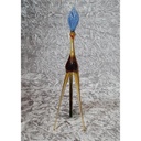 [458128356] Glasfigur Dekofigur Pfau H 21 cm Bild 6