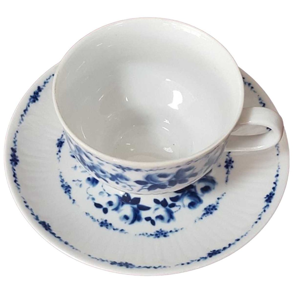 [458128379] Kaffeetasse mit Untertasse Tasse Graf von Henneberg Echt Kobalt gebraucht - gut Bild 2