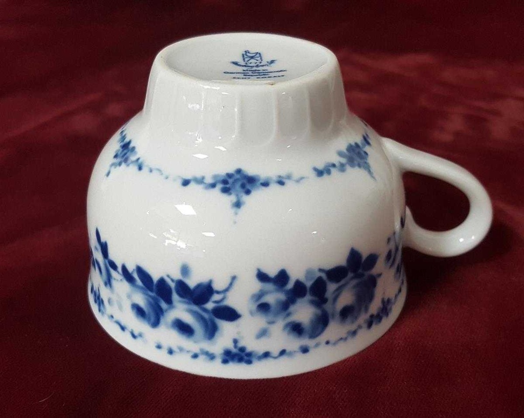 [458128379] Kaffeetasse mit Untertasse Tasse Graf von Henneberg Echt Kobalt gebraucht - gut Bild 6