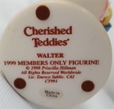 [45812841] Figur Cherished Teddies Members Walter 1999 gebraucht - sehr gut Bild 5
