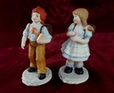 [458128415] Porzellan Figur Mädchen Junge mit Schulranzen Set 2 tlg. H 13,5 cm Bild 5