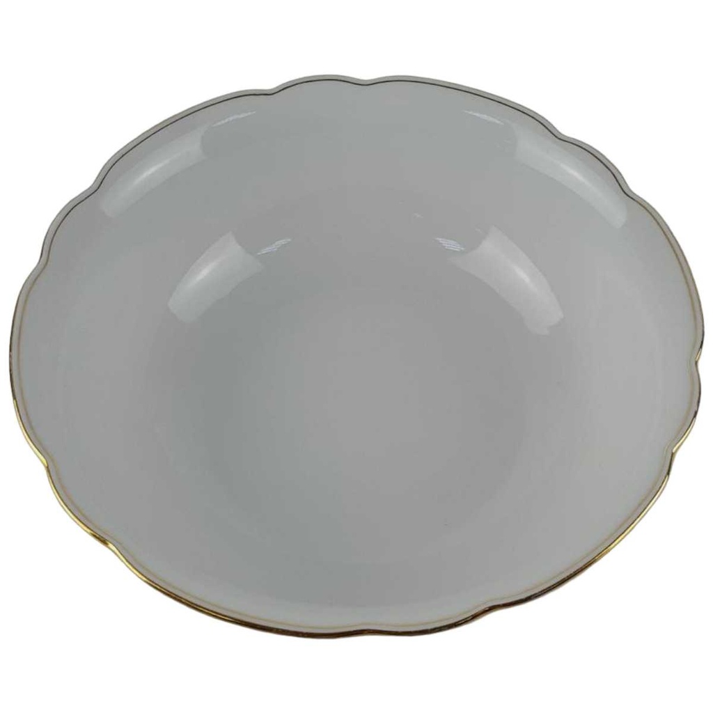[458128475] Schüssel Goldrand 22,8 cm Seltmann Weiden Nora gebraucht - gut Bild 2