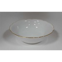 [458128475] Schüssel Goldrand 22,8 cm Seltmann Weiden Nora gebraucht - gut Bild 3