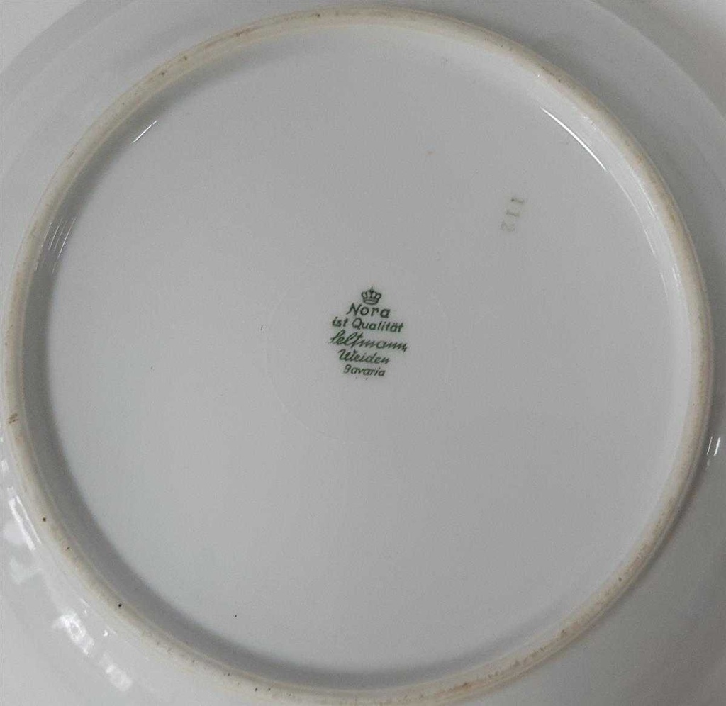 [458128475] Schüssel Goldrand 22,8 cm Seltmann Weiden Nora gebraucht - gut Bild 4