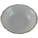 [458128481] Schüssel Goldrand 23 cm Schumann Arzberg Weiß gebraucht - gut Bild 2