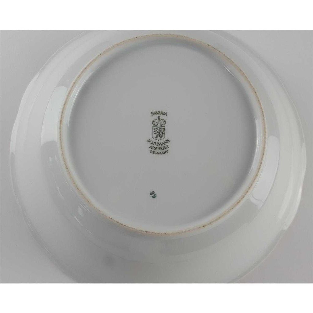[458128481] Schüssel Goldrand 23 cm Schumann Arzberg Weiß gebraucht - gut Bild 3